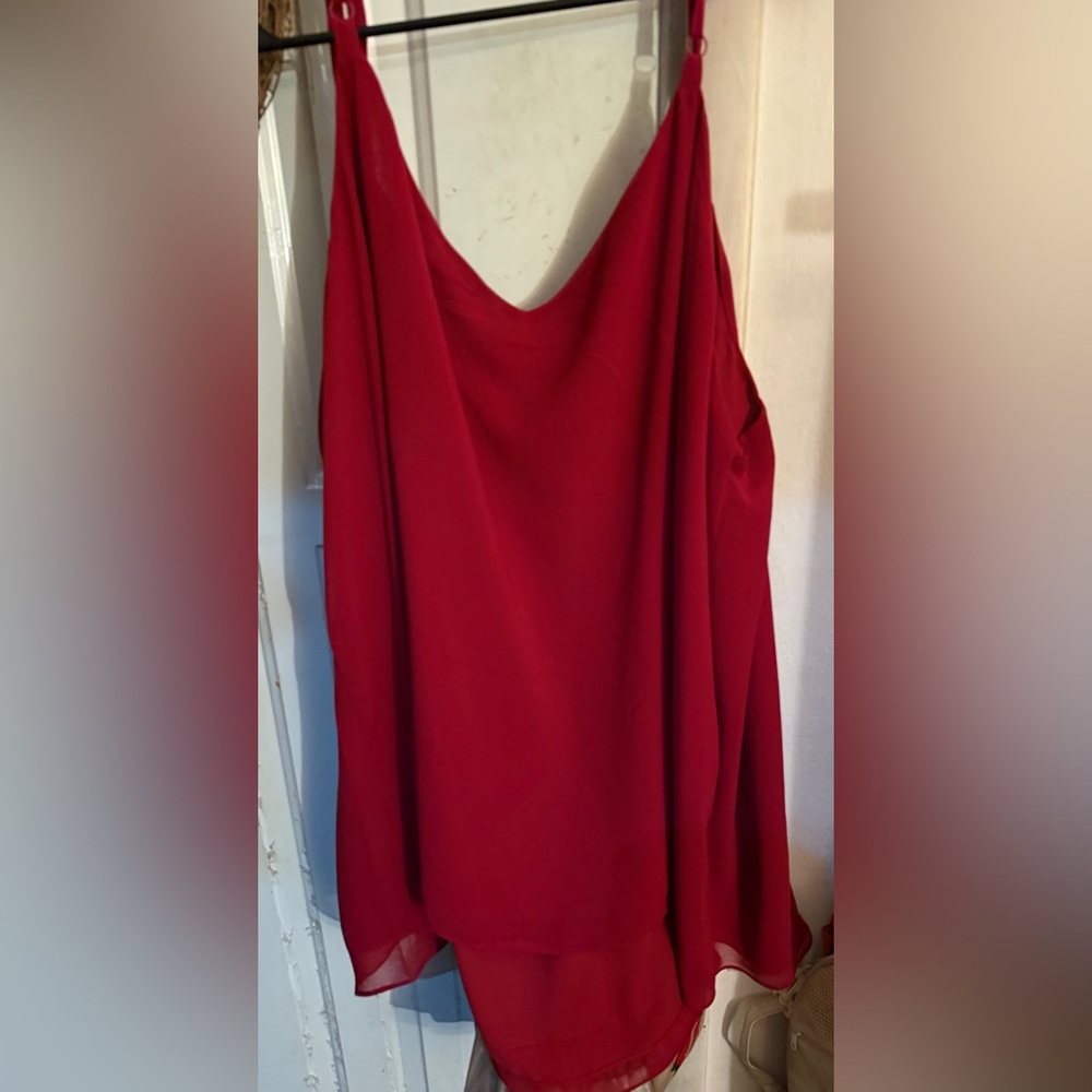 Torrid Burgundy Double Layer Swing Camisole - NWT - sz 5